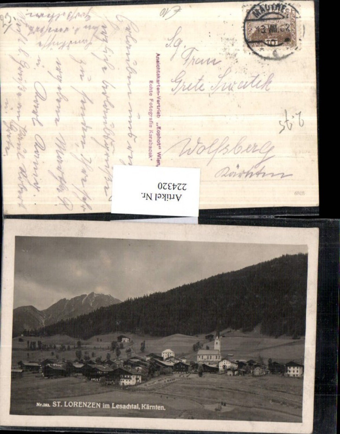 Alte Ansichtskarte – Old Postcard