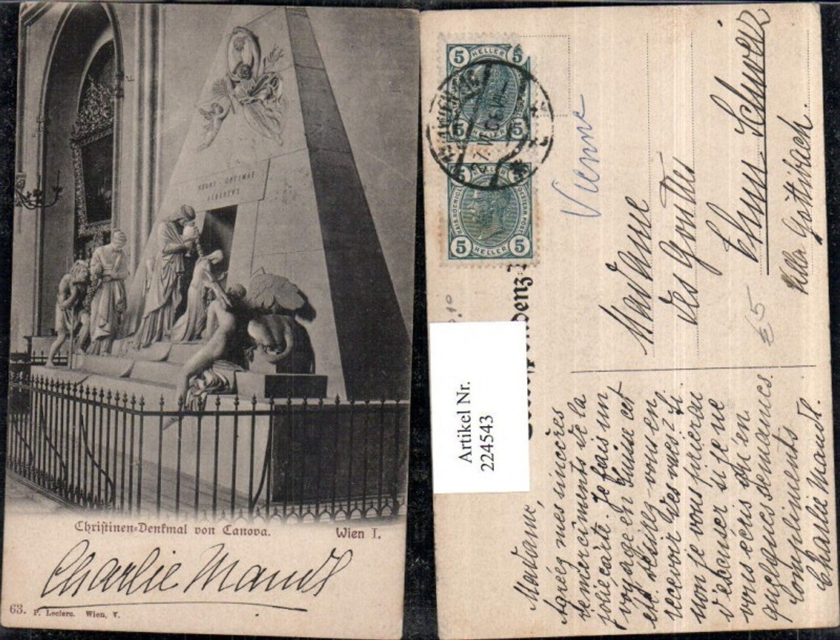 Alte Ansichtskarte – Old Postcard