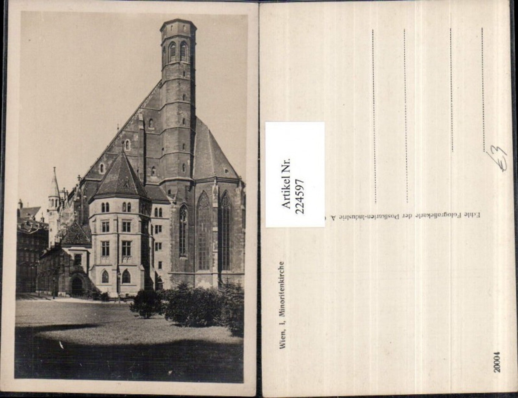 Alte Ansichtskarte – Old Postcard