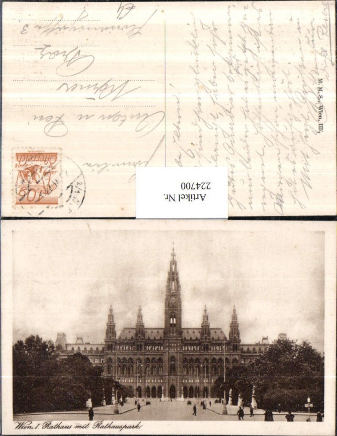 Alte Ansichtskarte – Old Postcard