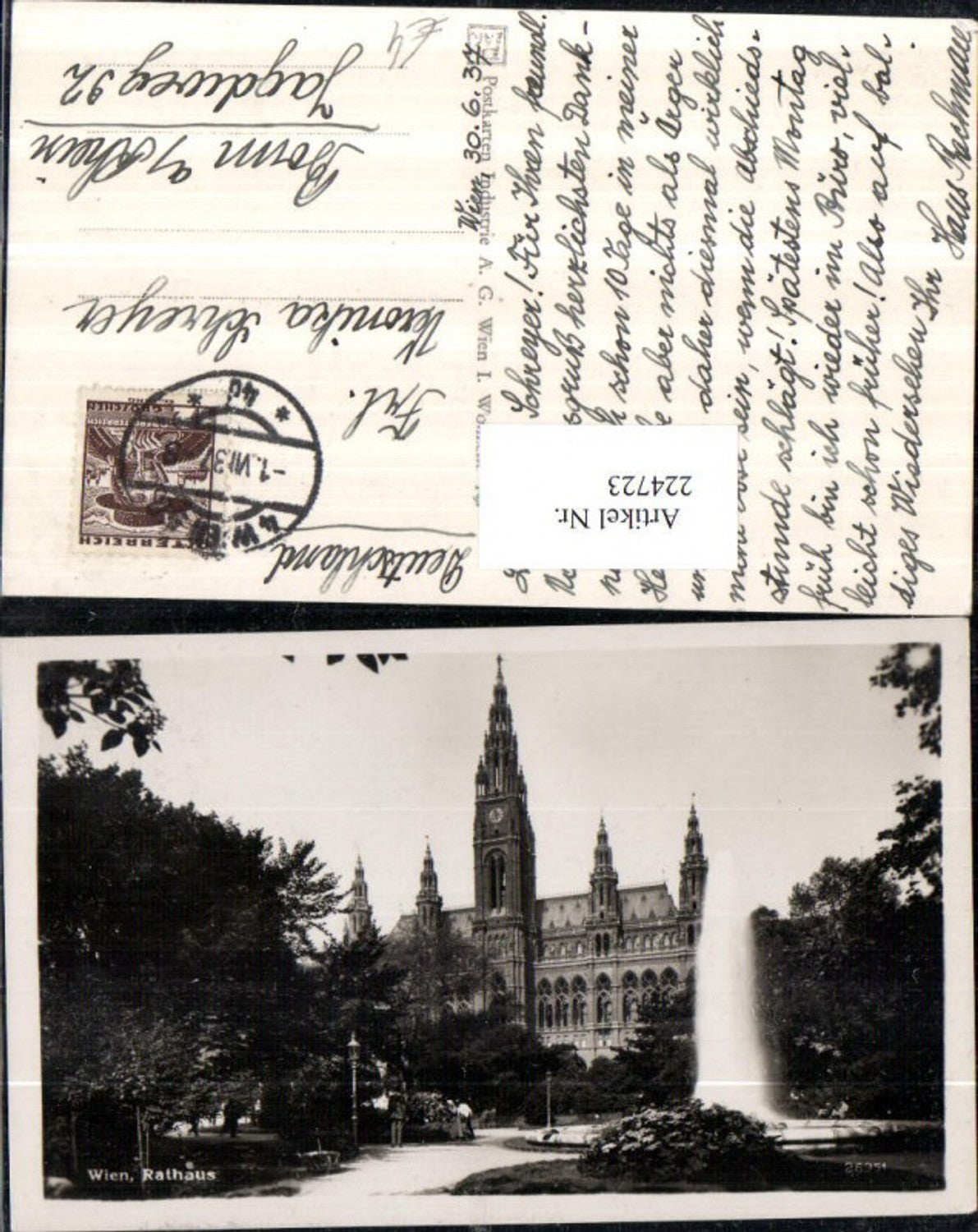 Alte Ansichtskarte – Old Postcard