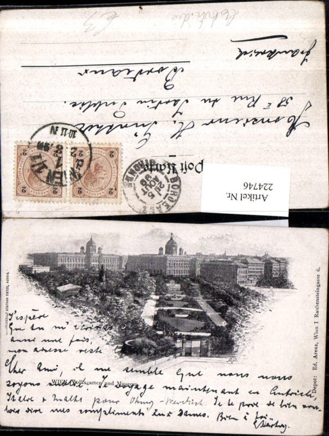 Alte Ansichtskarte – Old Postcard