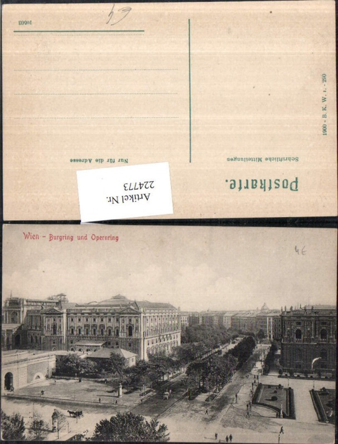 Alte Ansichtskarte – Old Postcard