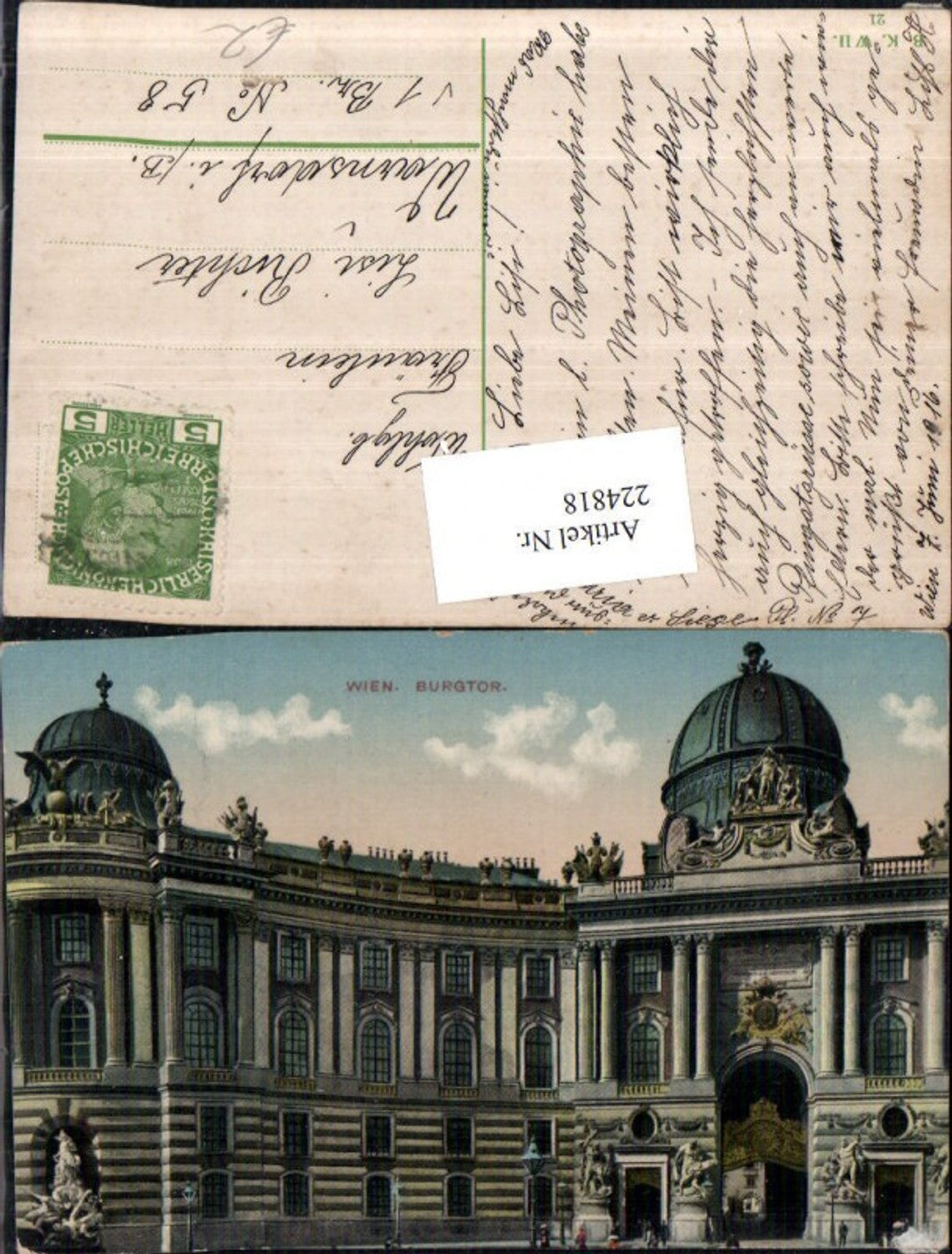 Alte Ansichtskarte – Old Postcard