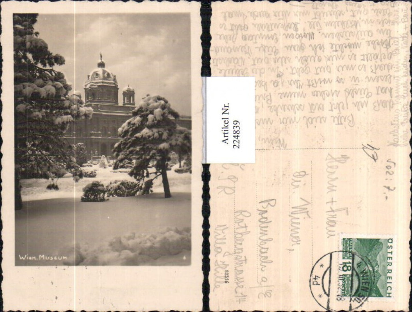 Alte Ansichtskarte – Old Postcard