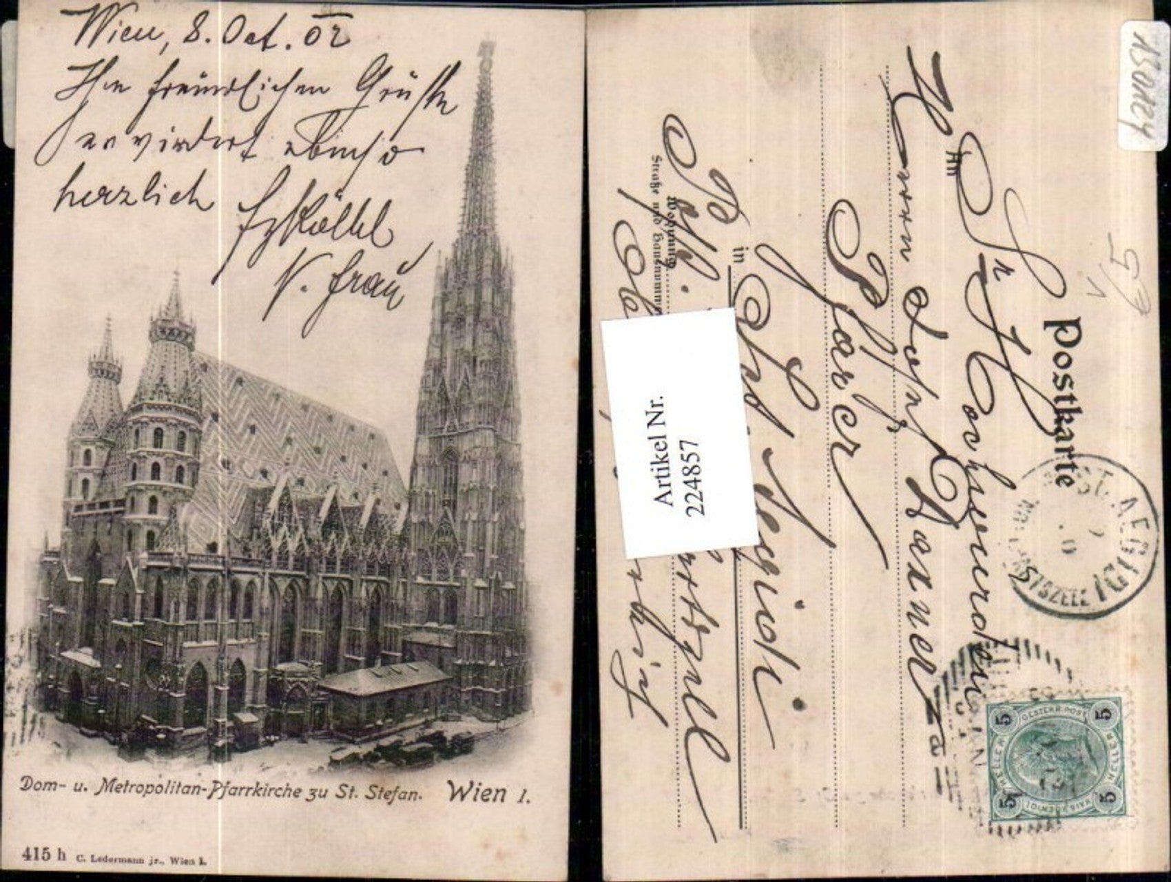 Alte Ansichtskarte – Old Postcard