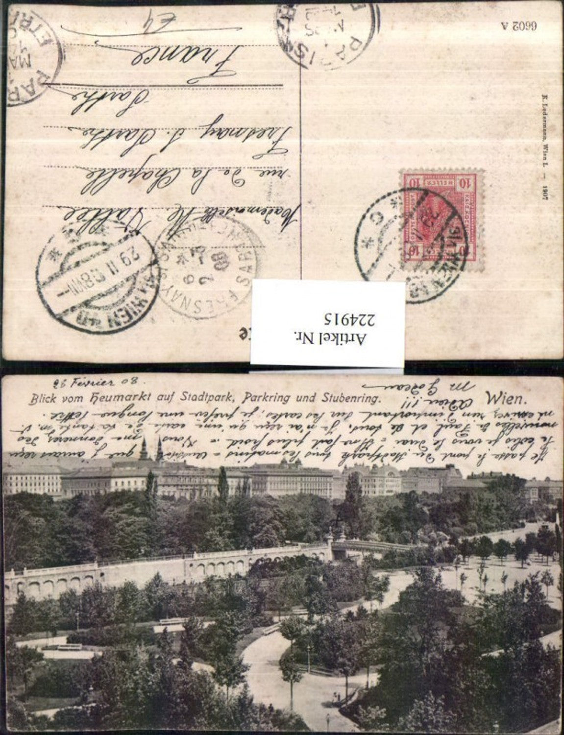 Alte Ansichtskarte – Old Postcard