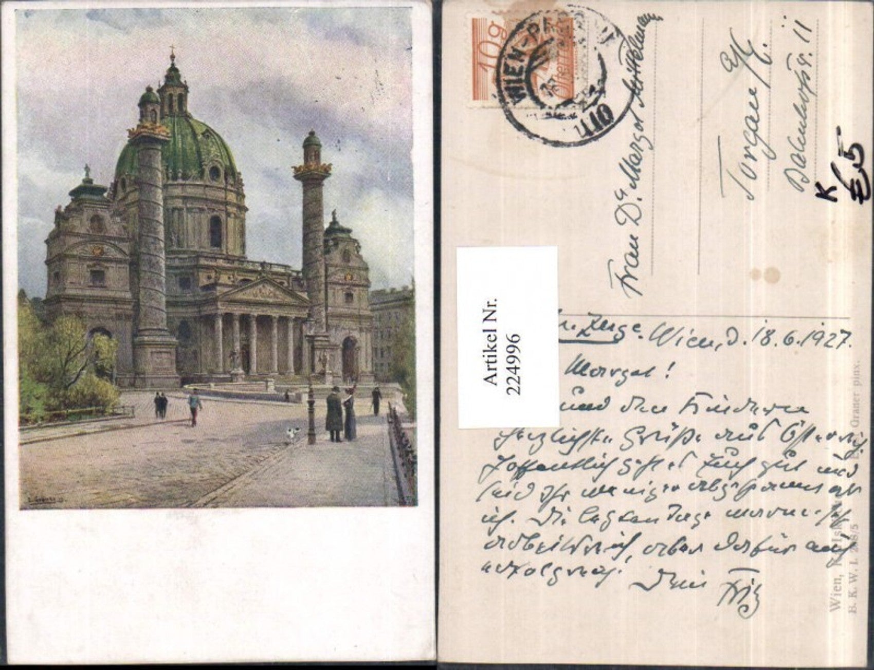 Alte Ansichtskarte – Old Postcard