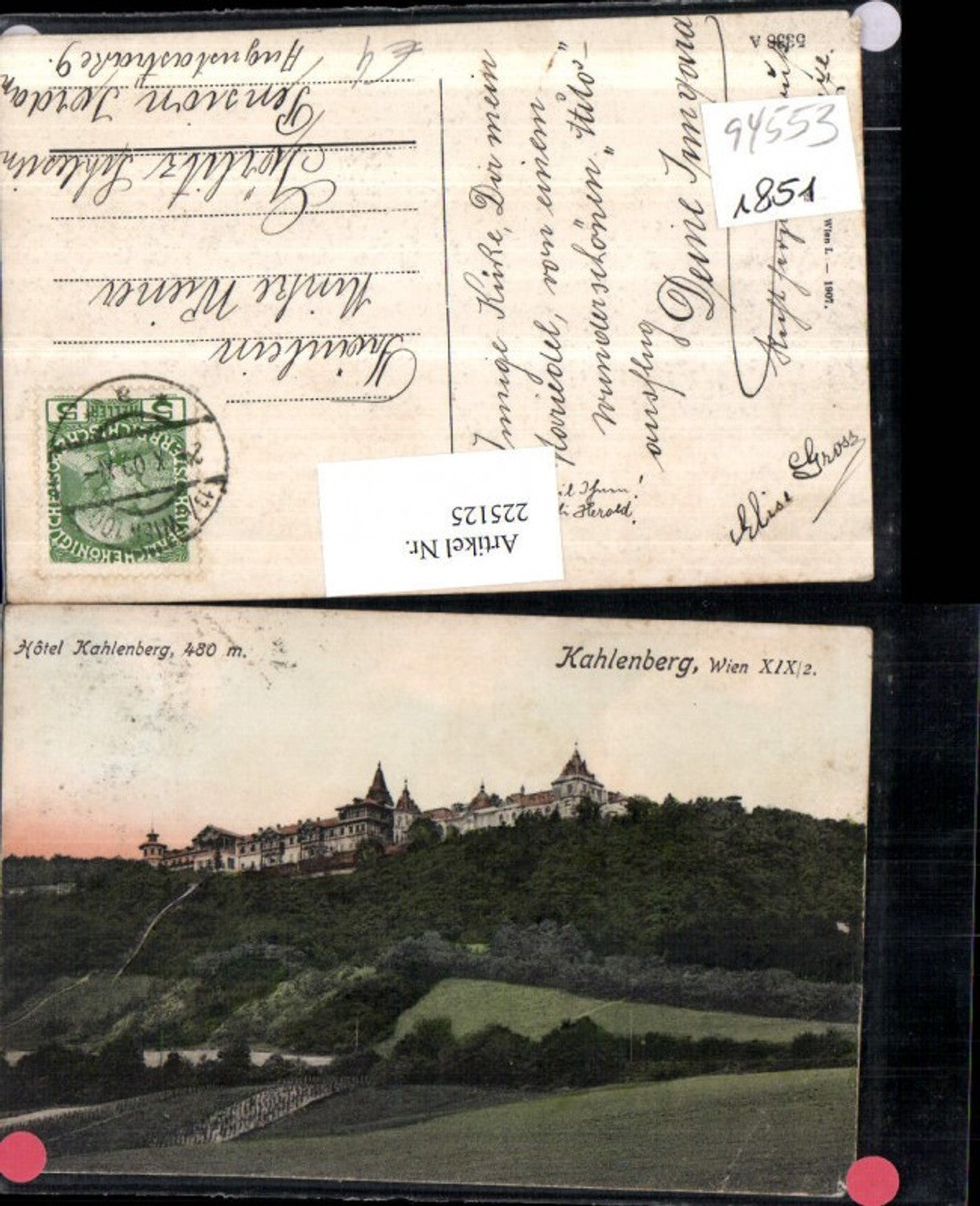 Alte Ansichtskarte – Old Postcard