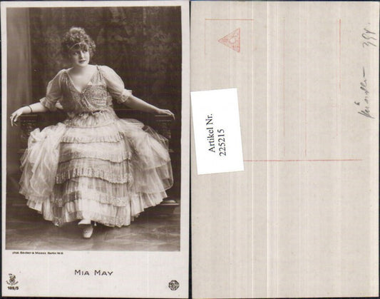 225215,Schauspielerin Mia May im Kleid pub RPH 105/5