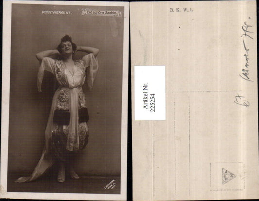 225254,Schauspielerin Rosy Werginz in Die schöne Saskia