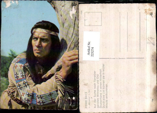225274,Schauspieler Pierre Brice in Winnetou 2. Teil