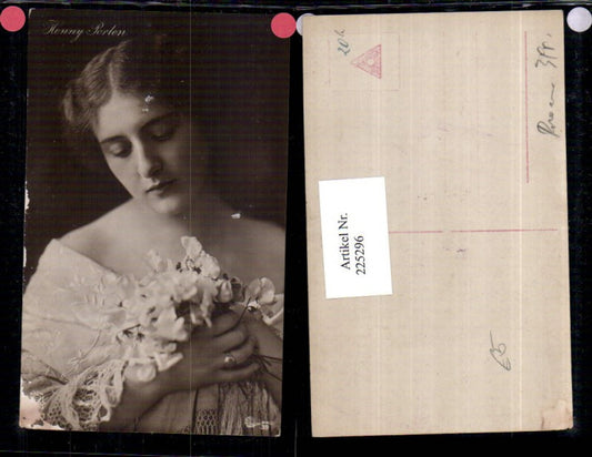 225296,Schauspielerin Henny Porten Portrait pub RPH