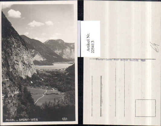 225413,Ausblick v. Simony-Weg auf Hallstatt
