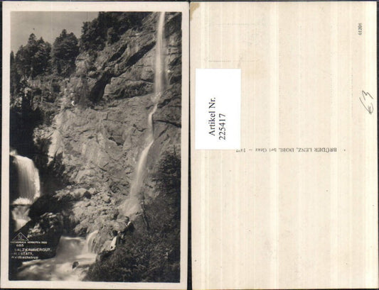 225417,Salzkammergut Hallstatt Waldbachstrup Partie