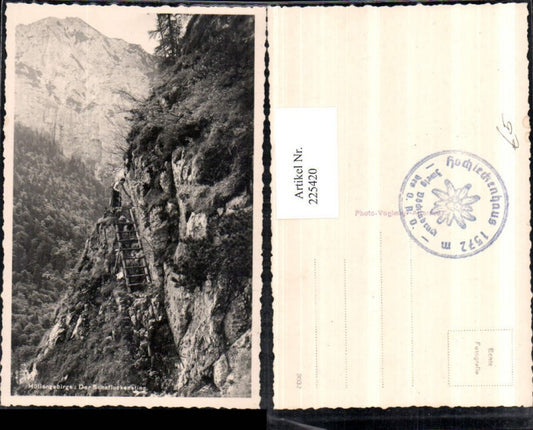 225420,Höllengebirge Der Schafluckenstieg Partie b. Ebensee