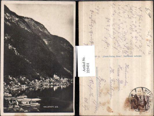 225431,Hallstatt Totale Bergkulisse