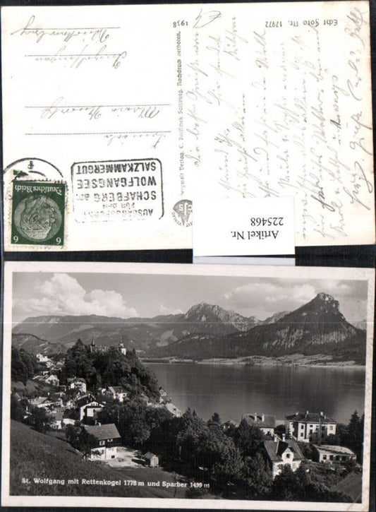 225468,St. Wolfgang Teilansicht m. Rettenkogel u. Sparber