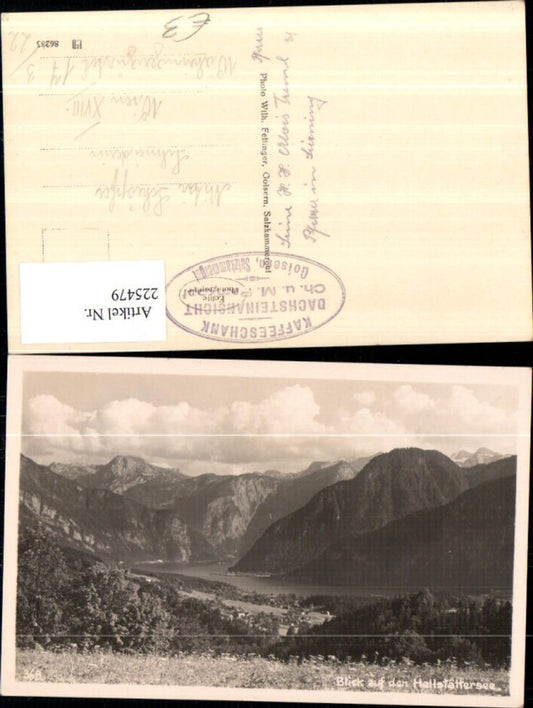 225479,Blick auf d. Hallstättersee b. Hallstatt Bergkulisse