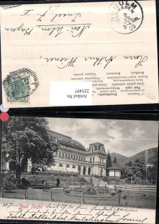 225497,Bad Ischl Kurhaus pub F. E. Brandt 1720