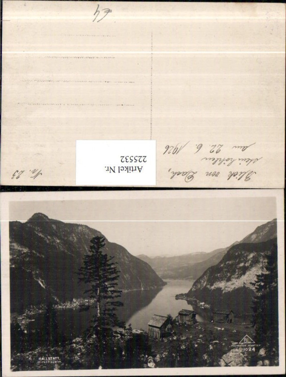 225532,Hallstatt Hirschaualm Berghütten Partie