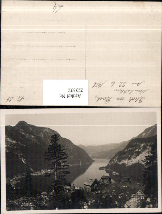 225532,Hallstatt Hirschaualm Berghütten Partie