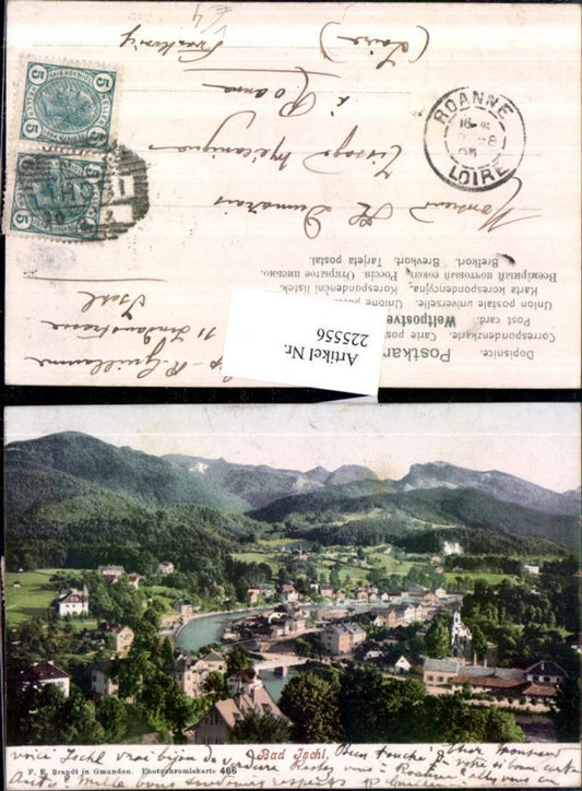 225556,Bad Ischl Teilansicht pub F. E. Brandt 466