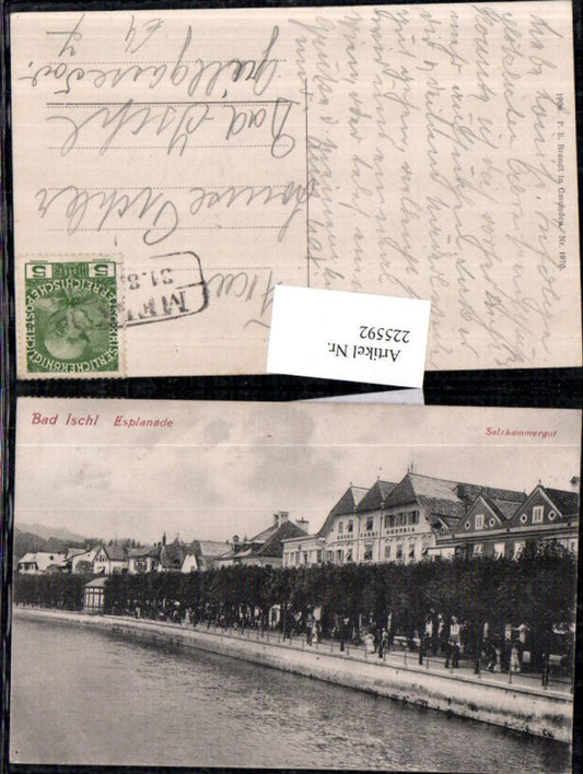 225592,Bad Ischl Esplanade pub F. E. Brandt 1970