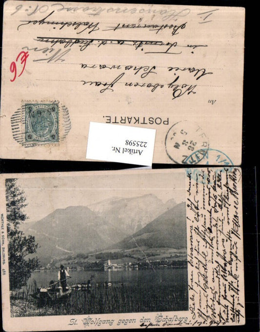 225598,St. Wolfgang geg. d. Schafberg Partie