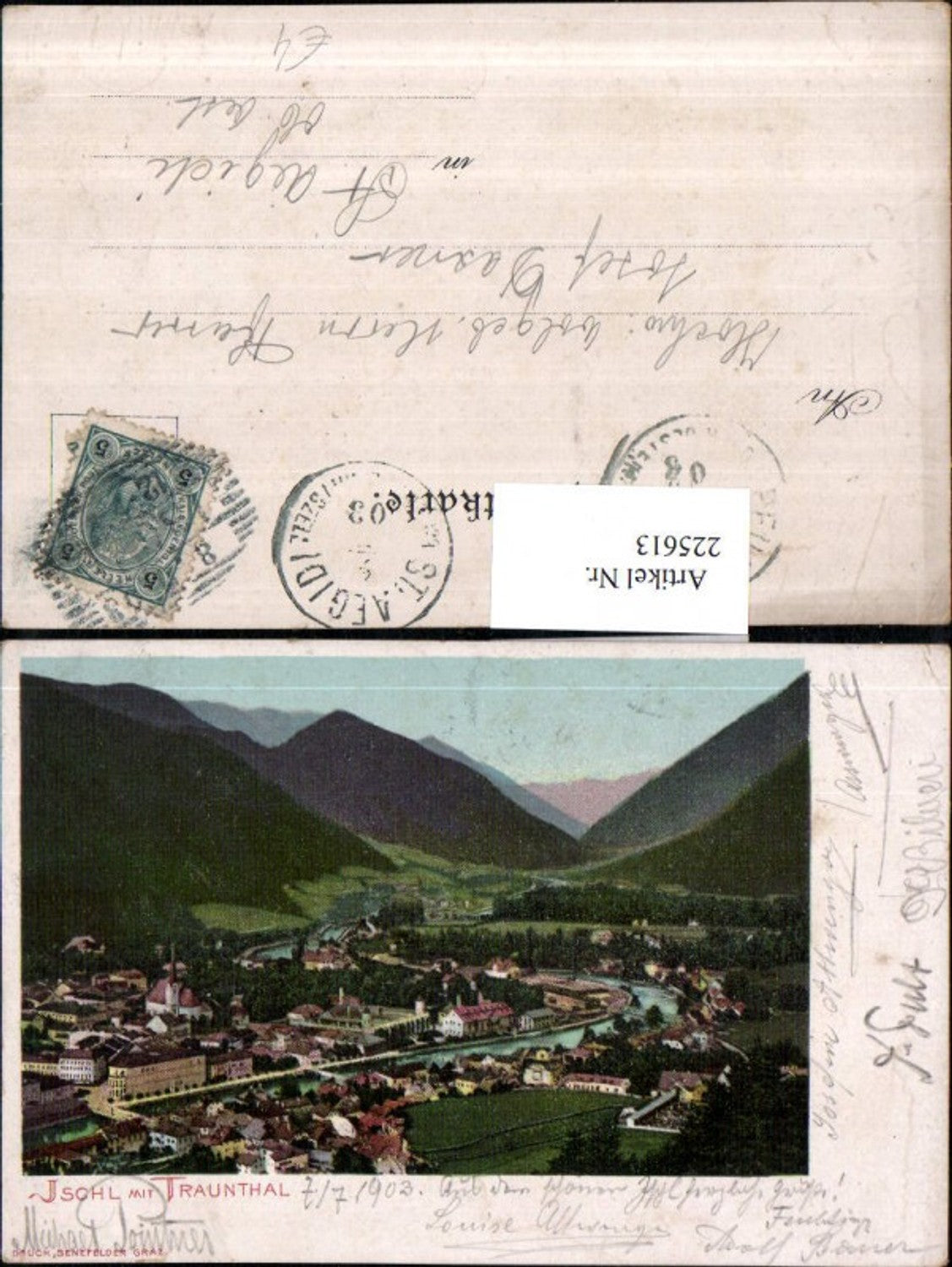 225613,Bad Ischl Totale m. Trauntal