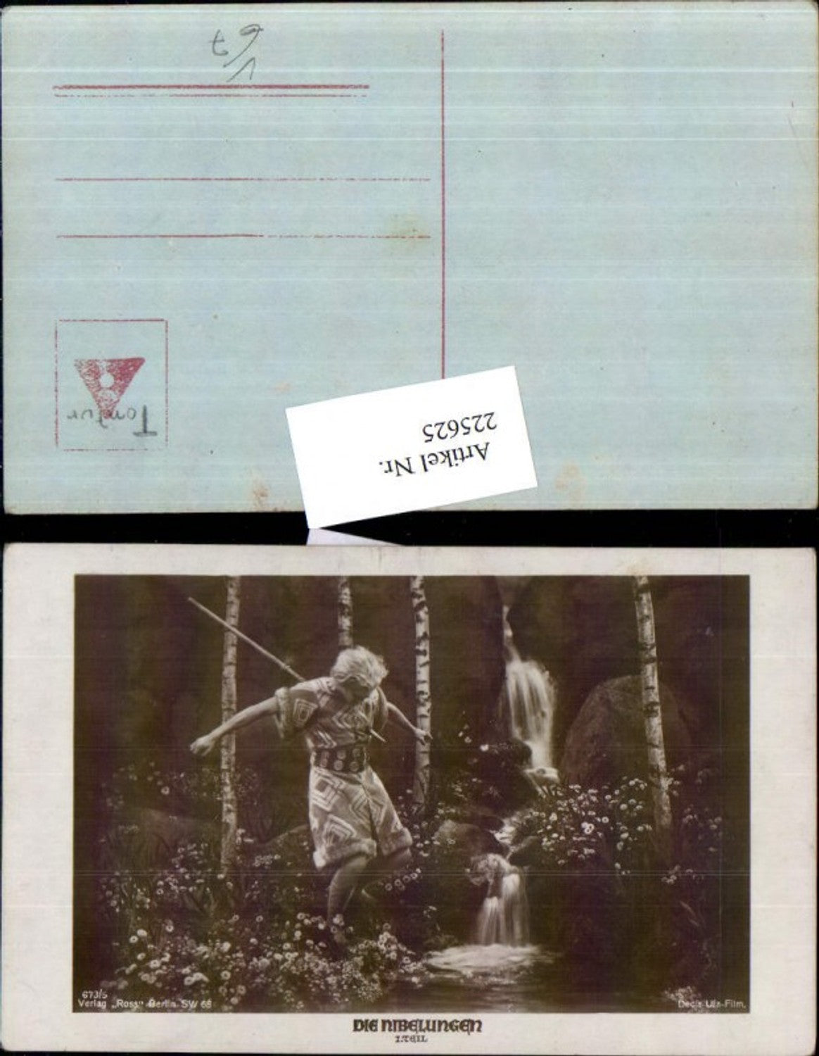 225625,Die Nibelungen Siegfried b. Wasserfall pub Ross Berlin 673/5