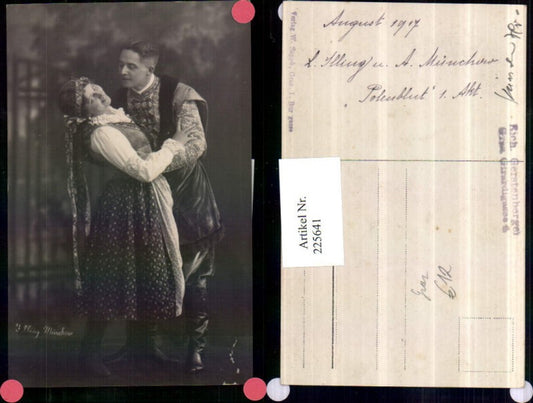 225641,Ludwig Illing u. Anny Münchow in Polenblut 1. Akt Graz Theater