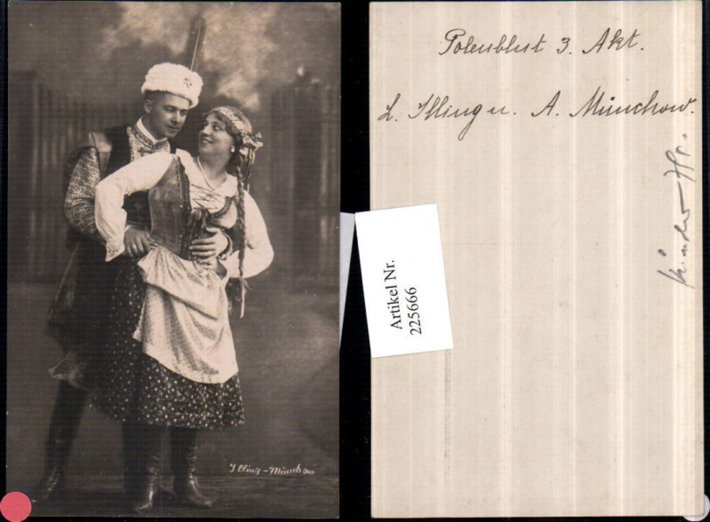 225666,Ludwig Illing u. Anny Münchow in Polenblut Grat Theater