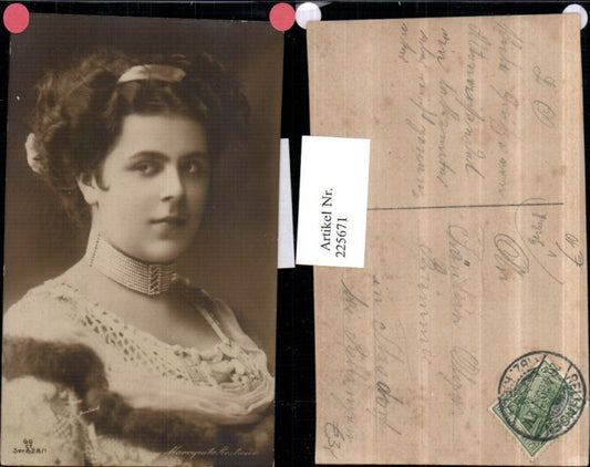 225671,Schauspielerin Maroquita Rostano Portrait pub Gerlach 628/1