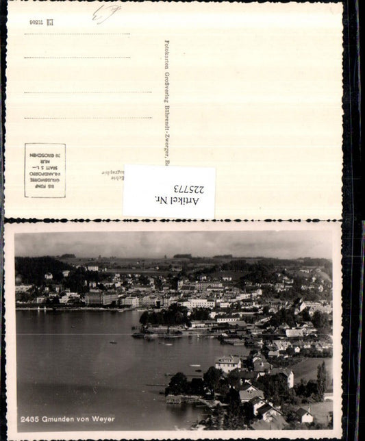 225773,Gmunden Totale von Weyer