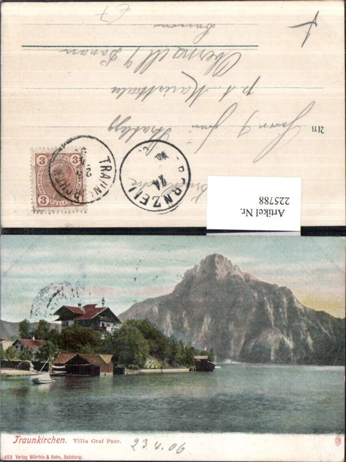 225788,Traunkirchen Villa Graf Paar m. Traunstein