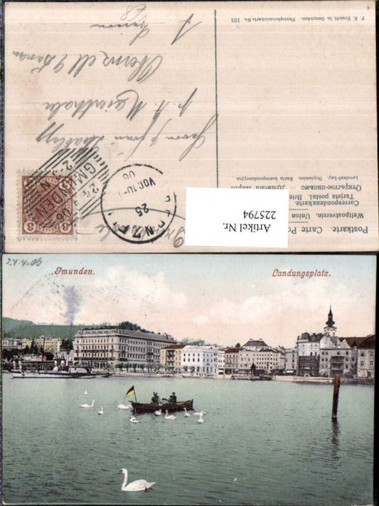 225794,Gmunden Landungsplatz pub F. E. Brandt 101