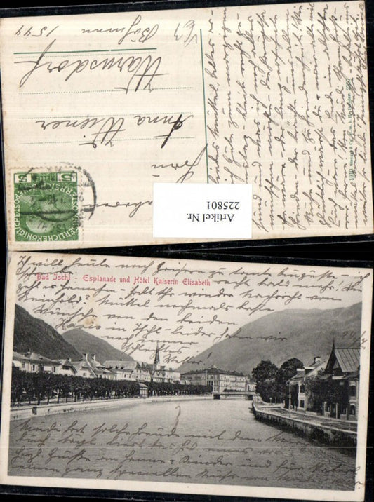 225801,Bad Ischl Esplanade u. Hotel Kaiserin Elisabeth pub Stengel & Co 2557