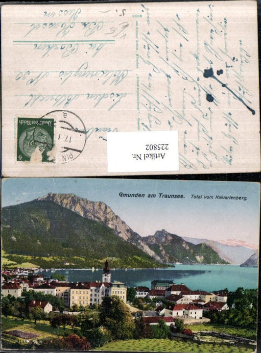 225802,Gmunden a. Traunsee Teilansicht v. Kalvarienberg pub Ottmar Zieher