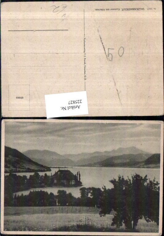 225827,Salzkammergut Kammer a. Attersee pub F. E. Brandt