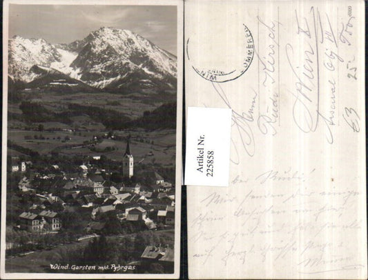 225858,Windischgarsten Totale m. d. Pyhrgas Bergkulisse
