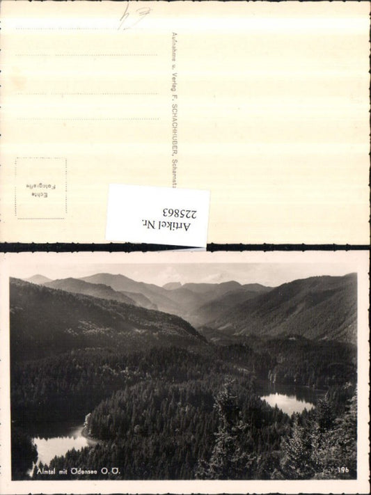 225863,Almtal b. Grünau m. Ödensee Bergkulisse
