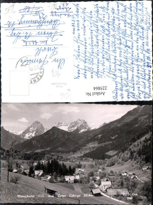 225864,Mitterstoder b. Hinterstoder Teilansicht m. d. Toten Gebirge