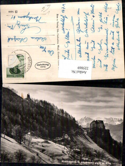 225869,Micheldorf Burg Altpernstein geg. Kl. Priel pub Foto Oth 1294