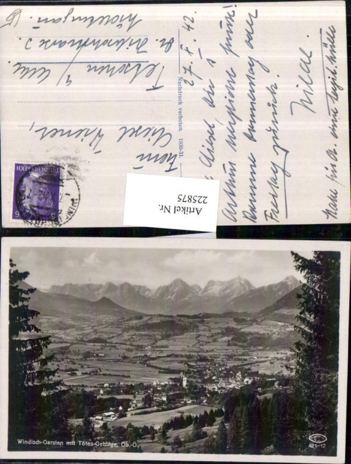 225875,Windischgarsten Totale m. Totes Gebirge