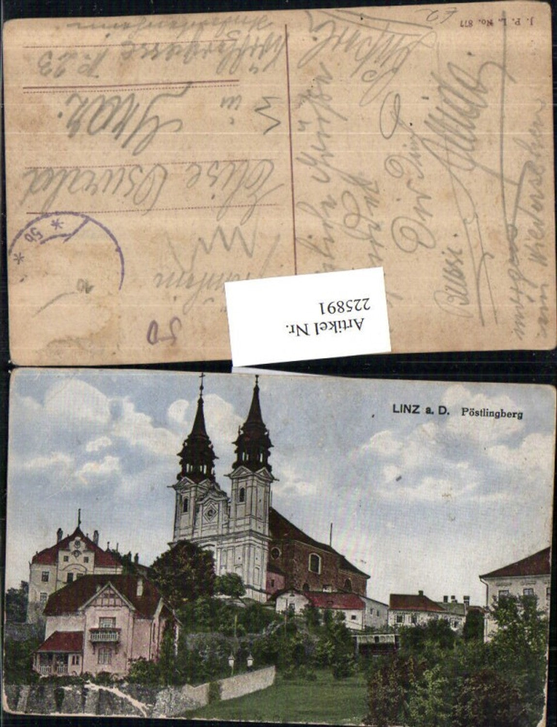 225891,Linz a. d. Donau Pöstlingberg Kirche