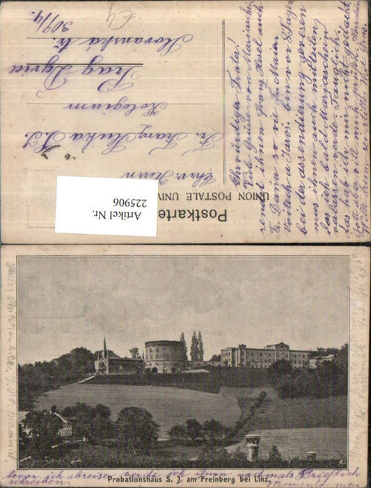 225906,Linz a. d. Donau Probationshaus S. J. Am Freinberg