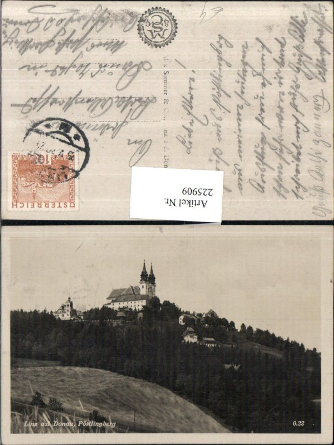 225909,Linz a. d. Donau Pöstlingberg Kirche