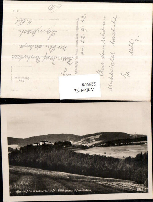 225978, Altenhof i. Mühlviertel, view towards Pfarrkirchen