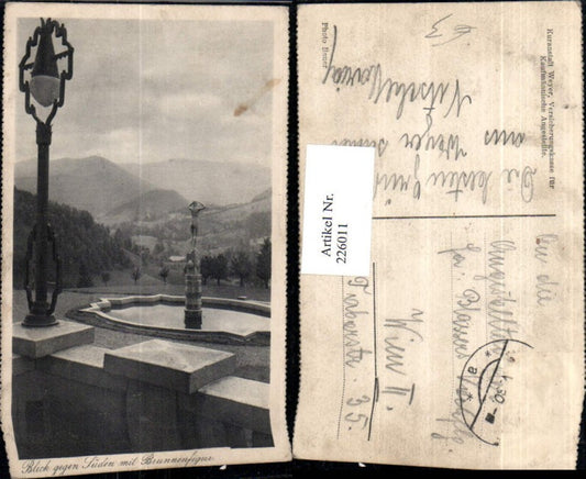 226011,Weyer Blick geg. Süden m. Brunnenfigur